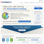 lendingclub.comのトップページ